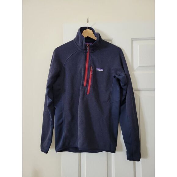 Patagonia M's Performance Better Sweater® 1/4-Zip S Navy $119 - Picture 1 of 8